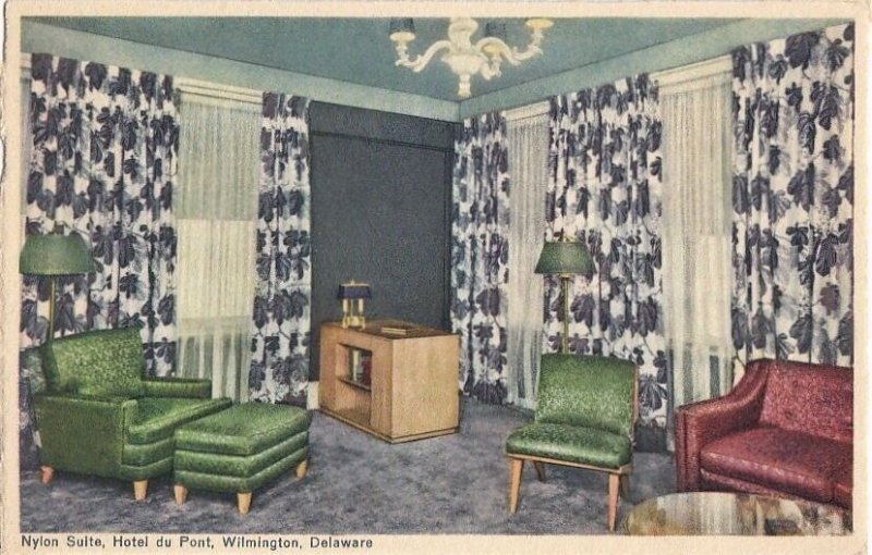 Postcard Nylon Suite Hotel du Pont Wilmington DE