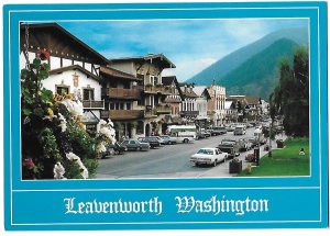Front Street Leavenworth Washington Bavarian Village 4 by 6 size