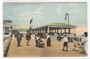 Esplanade Review Asbury Park NJ 1911 postcard