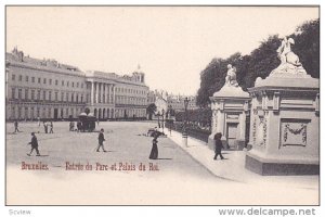 BRUXELLES, Entre du Parc at Palais su Rui, Belgium, 00-10s