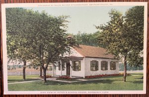 Vintage Postcard 1915-30 Peter's School House, Normandy Farm, Gwynedd Valley, PA