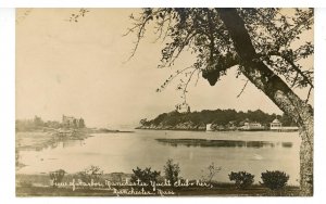 MA - Manchester. Harbor, Yacht Club & Pier     *RPPC