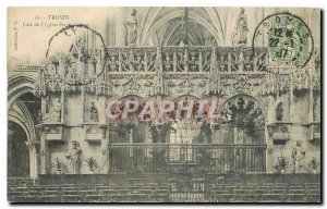 CARTE Postale Old Troyes Jube Church Ste Madeleine