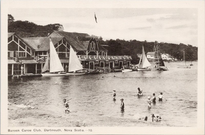 Banook Canoe Club Dartmouth NS Nova Scotia Unused PECO Postcard G49