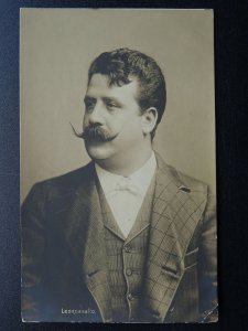 Musical Italian Opera Composer RUGGERO LEONCAVALLO c1910 RP Postcard