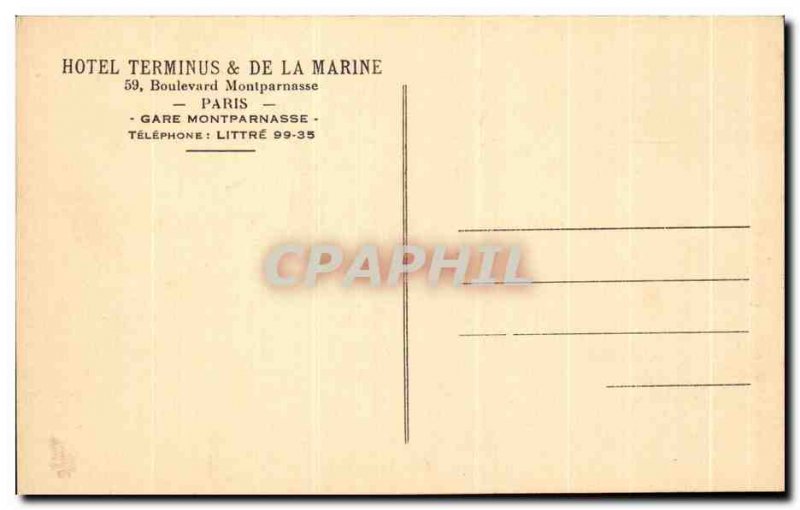 Old Postcard Paris Place Vendome