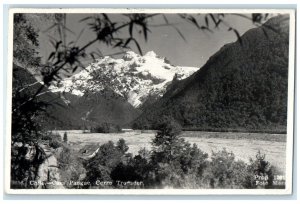 c1920's Casa Pangue Cerro Tronador Chile Posted Vintage RPPC Photo Postcard