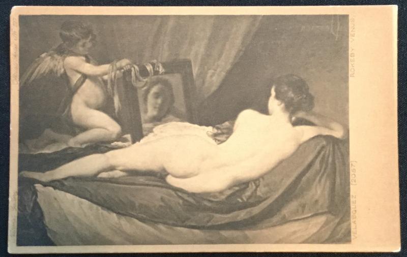 Picture Postcard Unused Diego Velasquez (2057) National Gallery Venus LB
