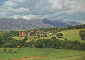 Golf African Golfers at Ezulwini Valley Swaziland Postcard