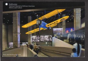 DC Smithsonian Institution African American Washington US Army Plane Postcard