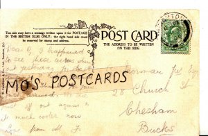 Genealogy Postcard - Norman Jur - 28 Church Street - Chesham - Bucks - Ref 7906A