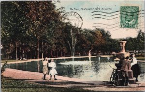 Canada The Pond Westmount Park Montreal Vintage Postcard C289