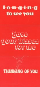 Save Your Kisses For Me Brotherhood Of Man 3x Postcard s