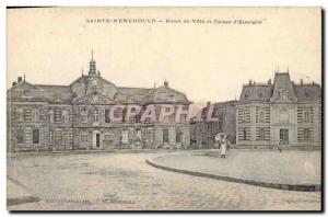 Old Postcard Bank Caisse d & # 39Epargne City Hotel Sainte Menehould