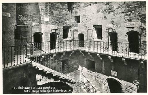 France - Marseille, Chateau d'If  Les Cachots   RPPC