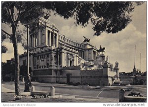 Italy Roma Rome Monumento Vittorio Emanuele II 1956