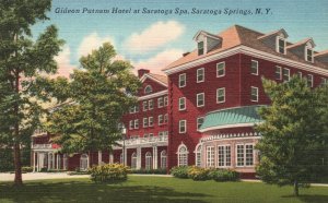Vintage Postcard 1930's Gideon Putnam Hotel Saratoga Spa Saratoga Springs NY