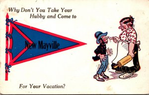 Pennsylvania New Mayville Why Don't You Take Your Hubby and Come 1914 Pe...