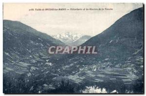 Old Postcard Valley of the Villalurin Bains Brides and glaciers of Vanoise