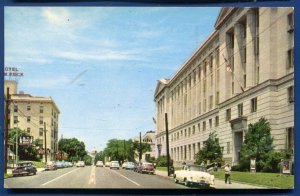 Little Rock Arkansas Capitol Avenue Looking West Postcard 