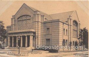 Fourth Church of Christ Scientist Chicago, IL, USA Unused yellowing markings ...