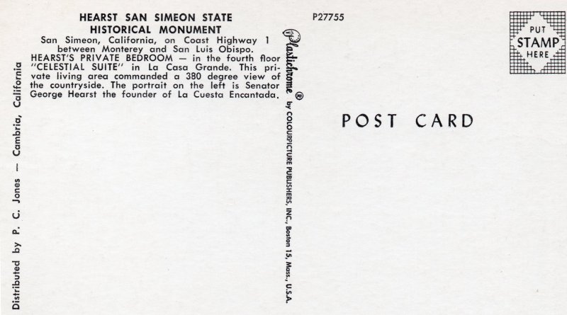 10080 Hearst's Bedroom, Hearst Castle, California