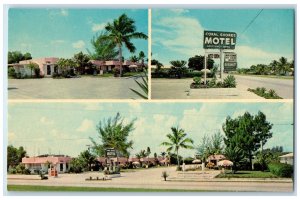 c1960's Coral Shores Motel Exterior Delray Beach Florida FL Unposted Postcard