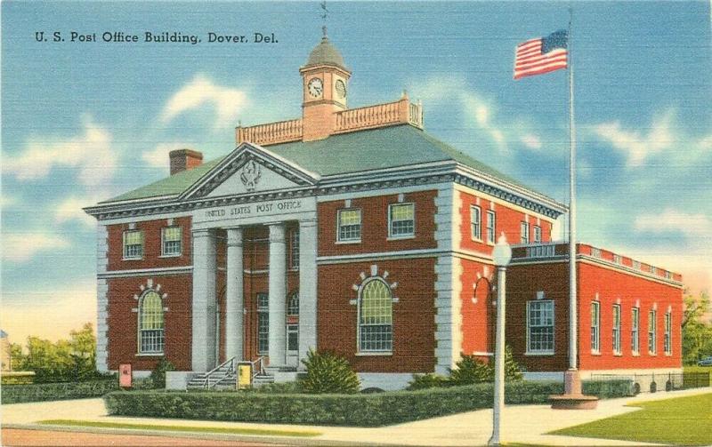 DE, Dover, Delaware, Post Office, Tichnor No. 66649