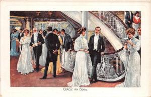 B94252 cercle an bord dampfers germany  ship bateaux postcard