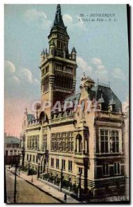 Old Postcard Dunkirk L & # 39Hostel City