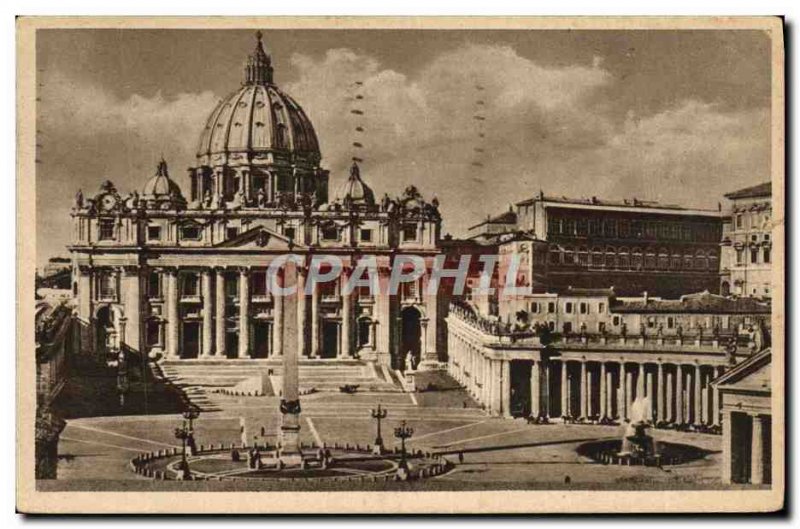 Old Postcard Roma S Spietro