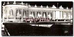 Postcard Old Cape Deauville Beach Casino La Fleur lights