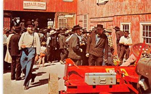 Amish Men at Public Sale Unused 