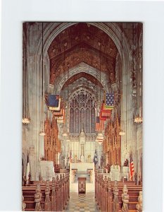 Postcard The Washington Memorial Chapel Interior, Valley Forge, Pennsylvania