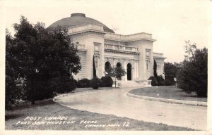 Fort Sam Houston Texas Post Chapel Real Photo Vintage Postcard JF686318