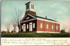 Old Town House, Norwalk Connecticut c1908 Vintage Postcard N16