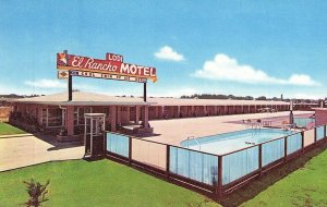 Vintage El Rancho Motel, Lodi, Cal. Vintage Postcard P9