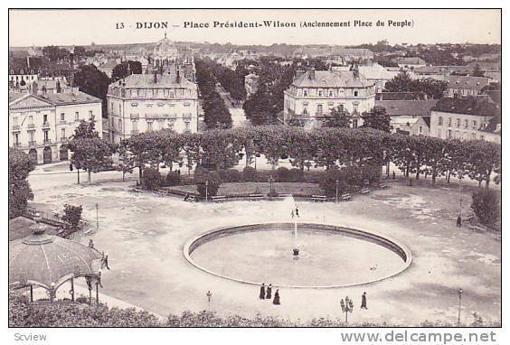 DIJON, Place President-Wilson, Cote d'Or,  France, 00-10s