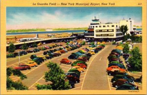La Guardia Field New York Municipal Airport NY Postcard PC188
