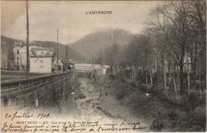 CPA Le Mont Dore vue prise du Pont de Pierre (1238922)