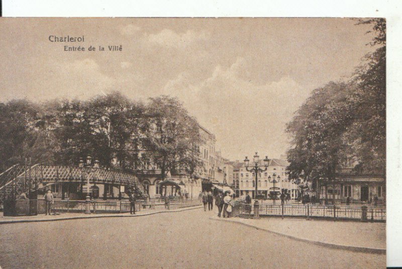 Belgium Postcard - Charleroi - Entree De La Ville - Ref 14141A
