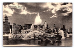 Buckingham Fountain Grant Park Chicago Illinois Postcard