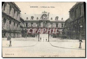 Old Postcard Amiens City hotel