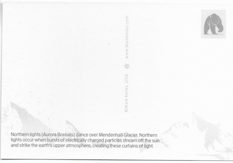 US Mendenhall Glacier - Northern Lights.  Beautiful.