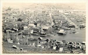 1920's KLAMATH FALLS, OREGON RPPC Birdseye Postcard 1246