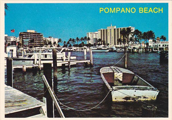 Boats On Atlantic Intracoastal Waterway Pompano Beach Florida