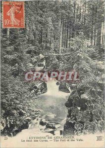 Old Postcard Around Gerardmer The jump of tanks