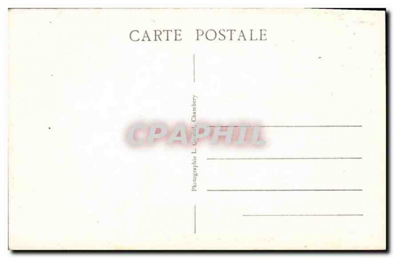 Old Postcard Chambery Savoie Picturesque General view Mount Nivolet (1546 m)