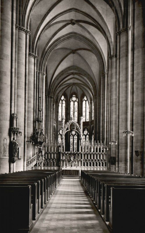 Vintage Postcard St. Elizabeth's Church Pilgrimage Destination Marburg Germany