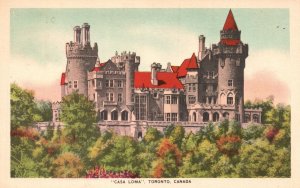 Vintage Postcard 1920's View of Casa Loma Toronto Canada CAN